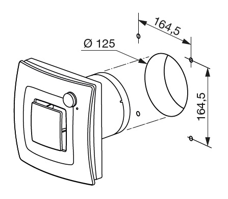 SILENT DUAL 200 malý axiální ventilátor