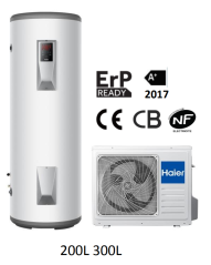 Splitové tepelné čerpadlo Haier HP300S1 pro ohřev teplé vody