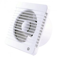 Ventilátor do koupelny GRACE Highpress ZW 125 s časovým doběhem, čidlem vlhkosti a s vyšším tlakem