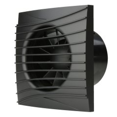 Ventilátor do koupelny DARK 100 se zpětnou klapkou