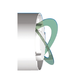 Ventilátor do koupelny SILENT 300 CRZ DESIGN 3C Silver