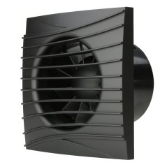 Ventilátor do koupelny DARK 125 se zpětnou klapkou