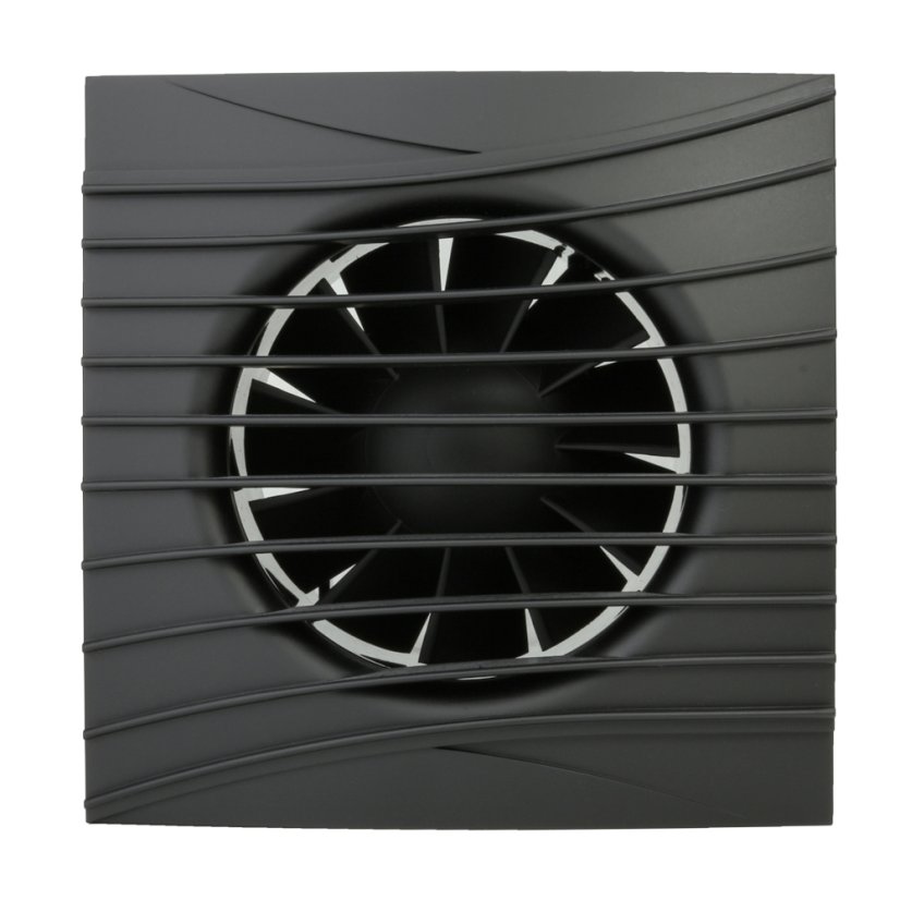 Ventilátor do koupelny DARK 125 se zpětnou klapkou