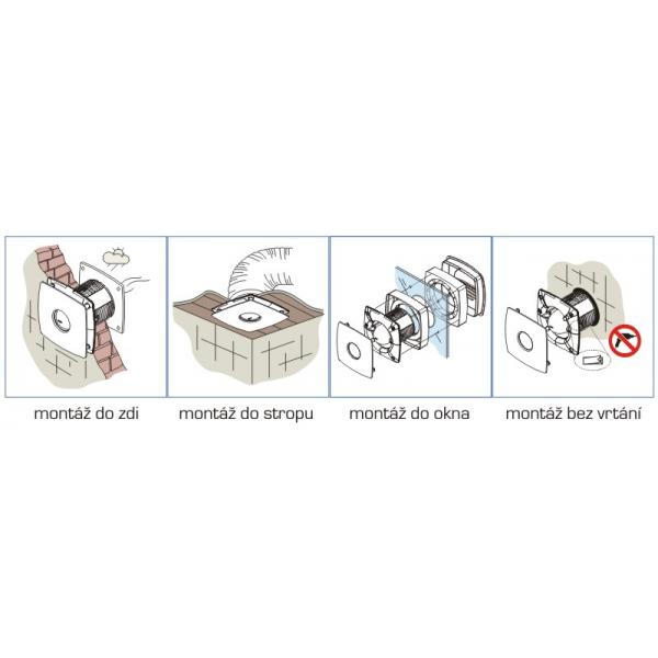 Ventilátor do koupelny Cata X-MART 15