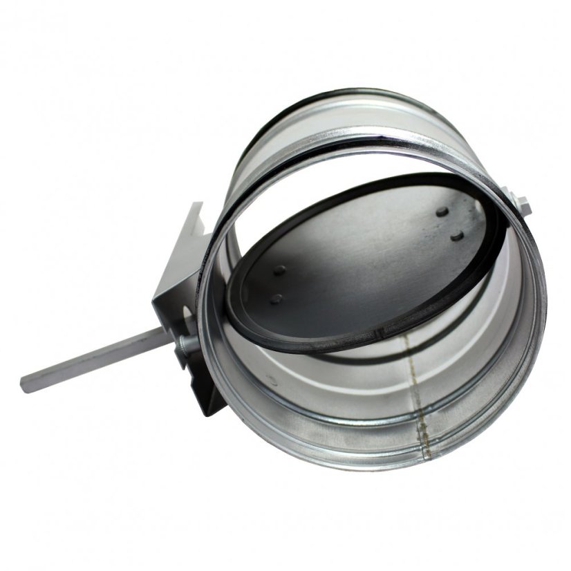 Regulační klapka těsná s přípravou na servopohon KRST-S - Průměr napojení mm: 100