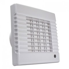 Ventilátor do koupelny LVZW ECO 150 s časovým doběhem, čidlem vlhkosti, úsporný a tichý