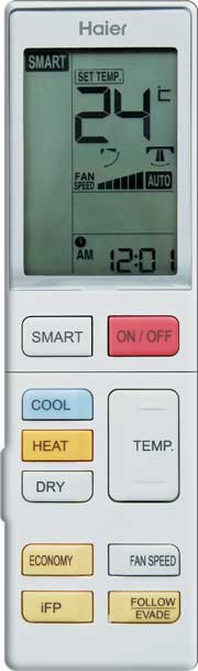 Dálkový ovladač Haier YR-HB