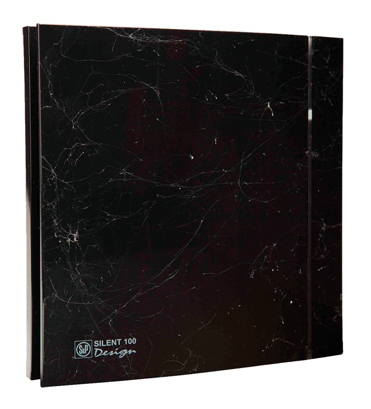 Ventilátor do koupelny SILENT 100 CRZ DESIGN 4C Marble Black