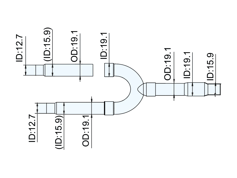 Rozbočovač k vnitřním jednotkám SDV5 a SDV6 SREF-02