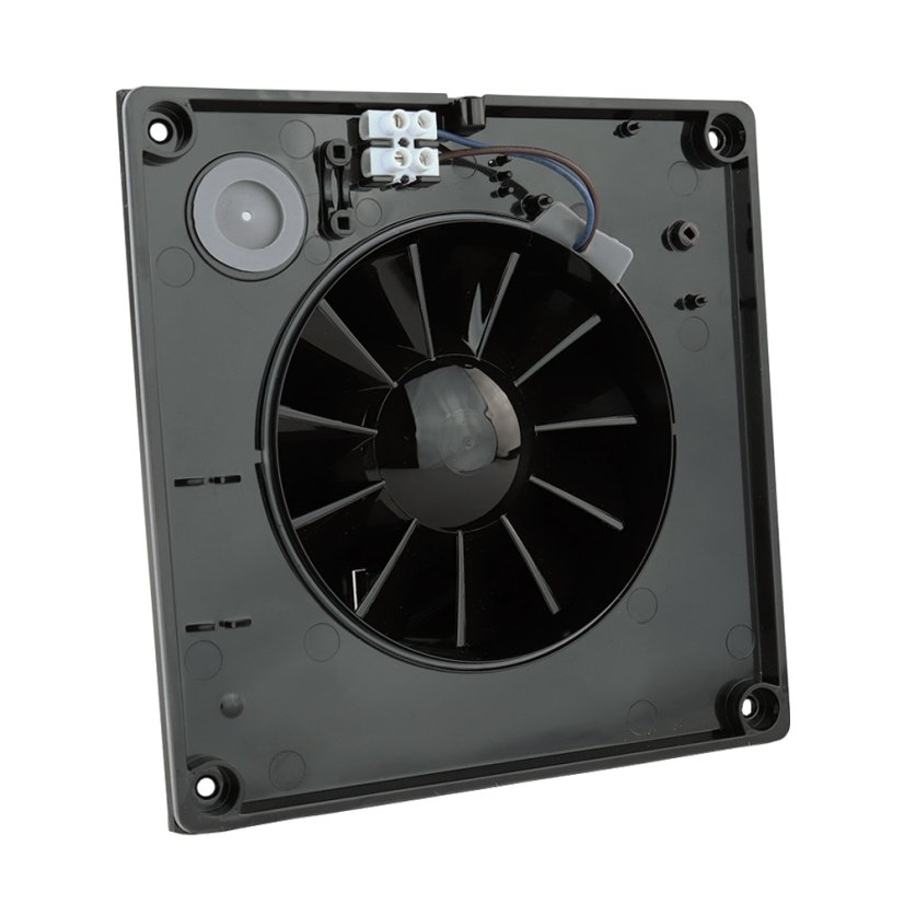 Ventilátor do koupelny DARK 100 se zpětnou klapkou